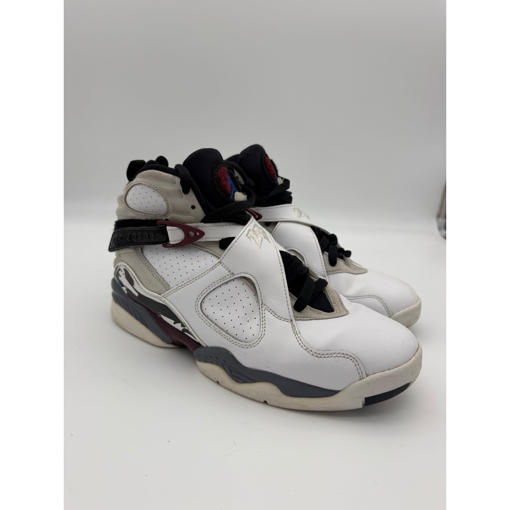 Nike Air Jordan 8 Retro Burgundy White Black Grey CI1236-104 Womens 10.5